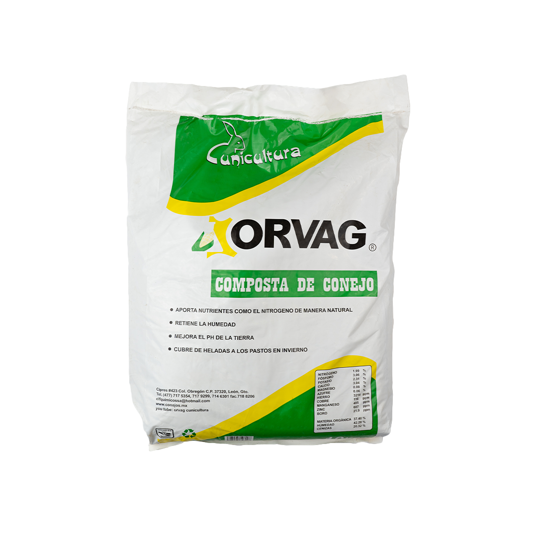 ABONO ORGANICO COMPOSTA DE CONEJO
