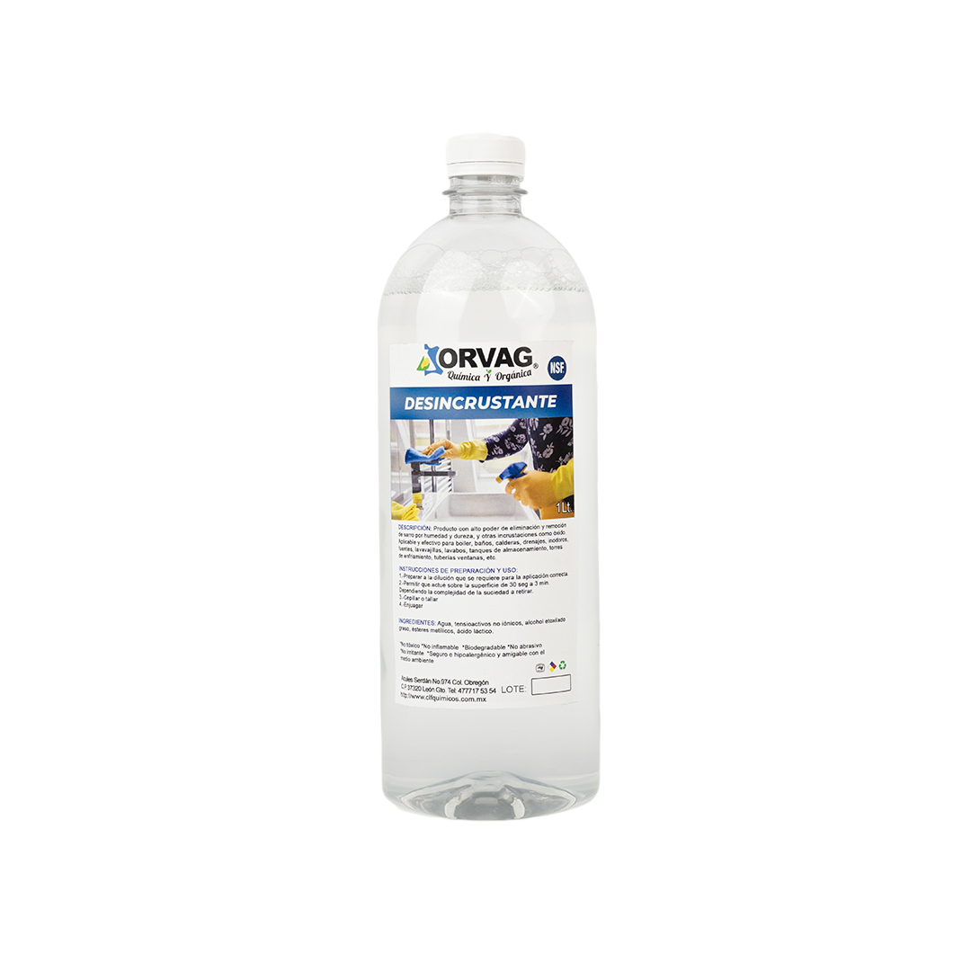 DESINCRUSTANTE BIODEGRADABLE