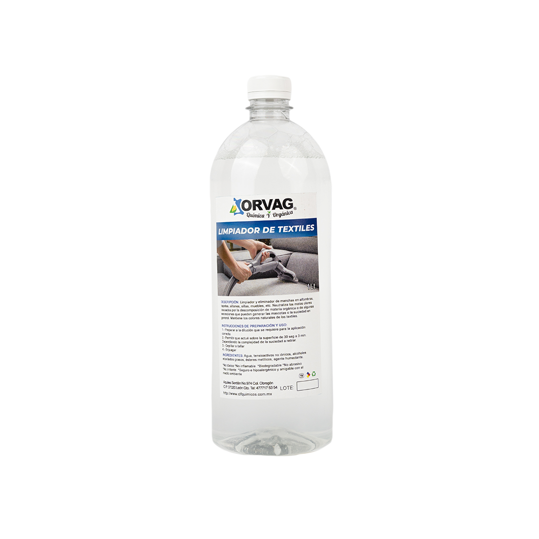 LIMPIADOR DE TEXTILES CONCENTRADO BIODEGRADABLE