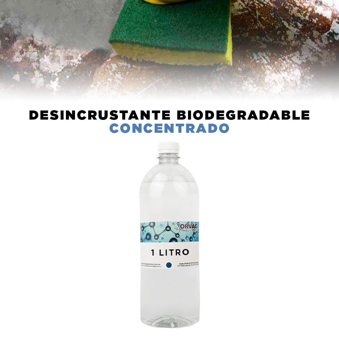 DESINCRUSTANTE BIODEGRADABLE CONCENTRADO