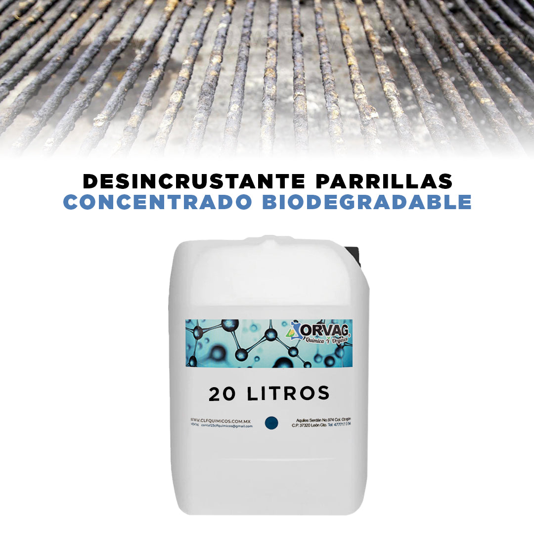 DESINCRUSTANTE PARRILLAS CONCENTRADO BIODEGRADABLE