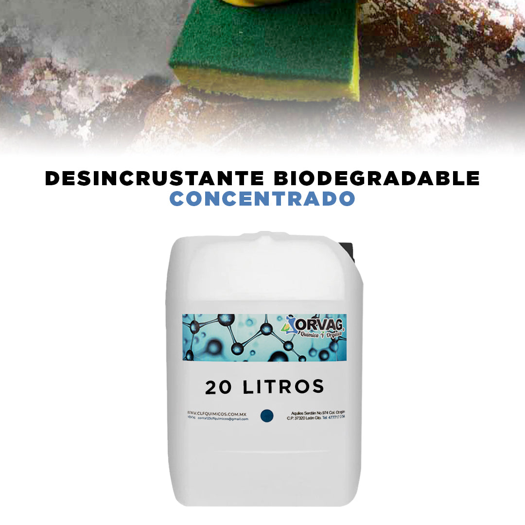 DESINCRUSTANTE BIODEGRADABLE CONCENTRADO