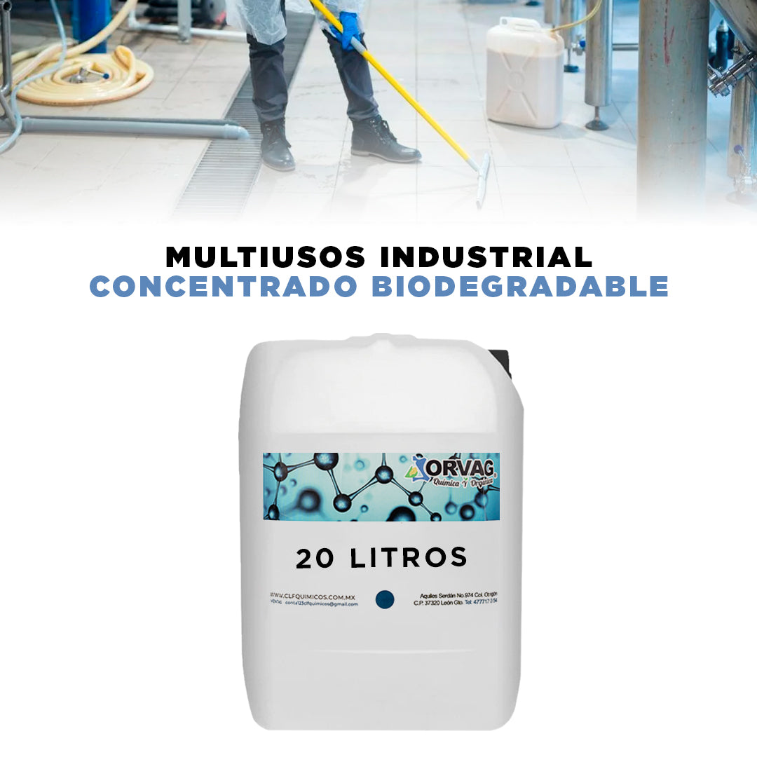 MULTIUSOS INDUSTRIAL CONCENTRADO BIODEGRADABLE