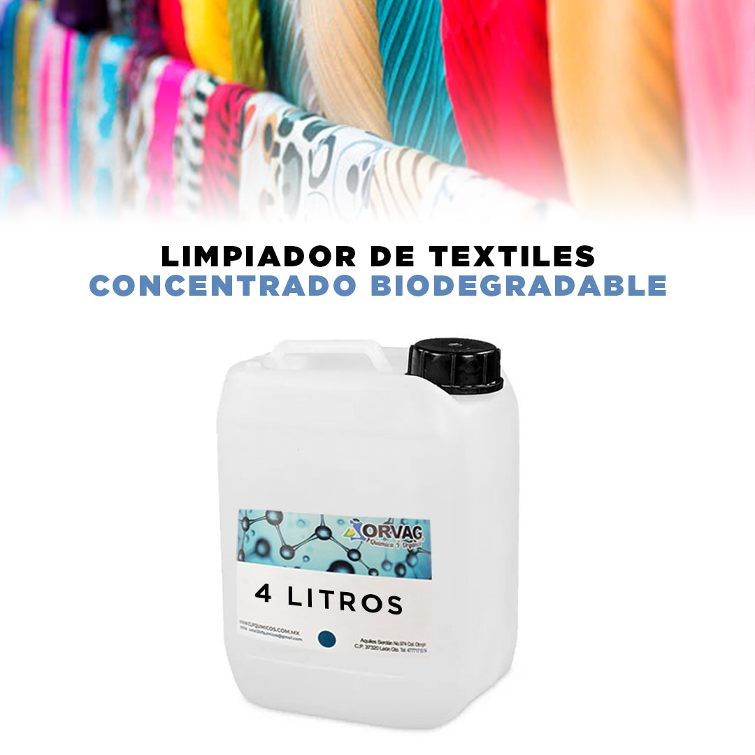 LIMPIADOR DE TEXTILES CONCENTRADO BIODEGRADABLE