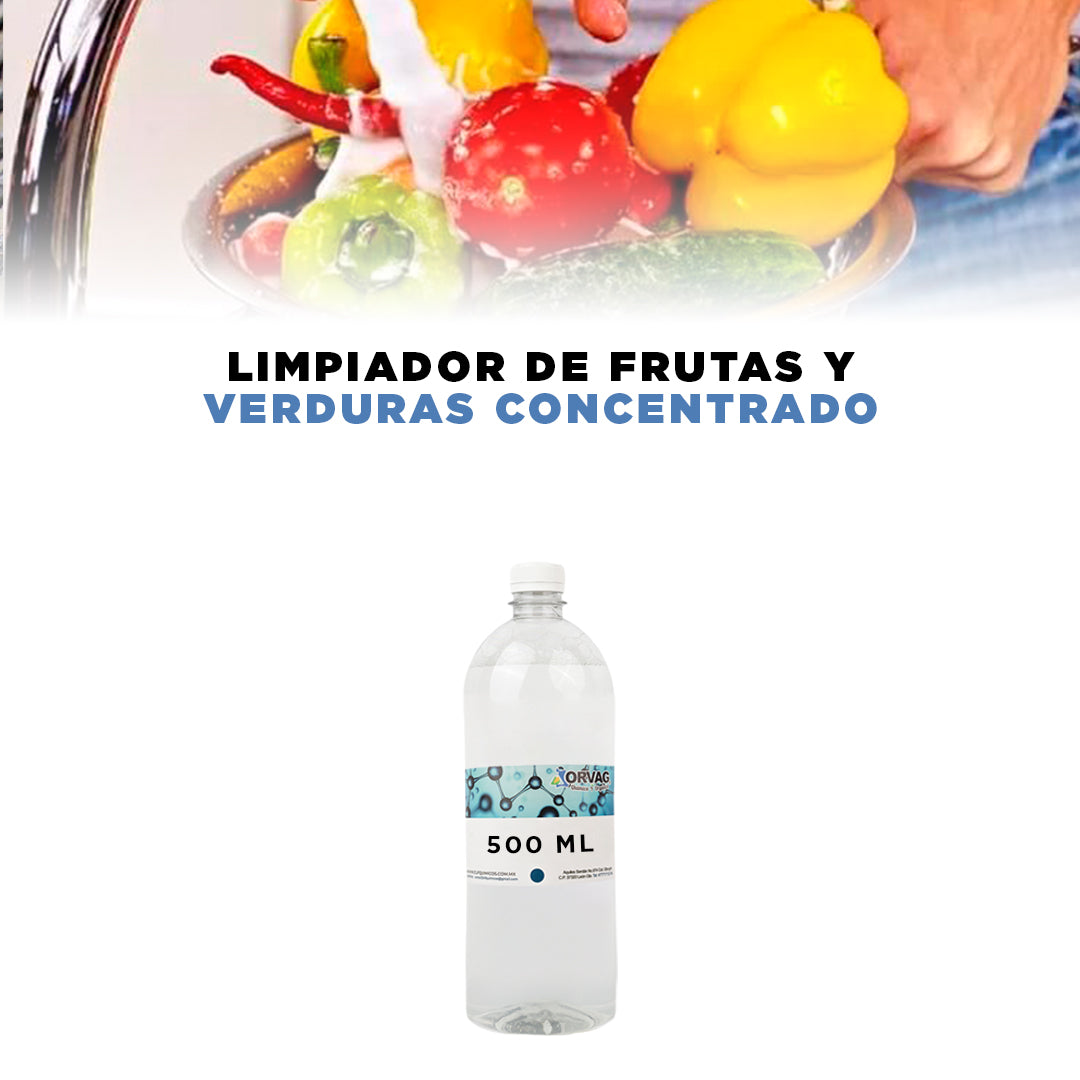 LIMPIADOR DE FRUTAS Y VERDURAS CONCENTRADO