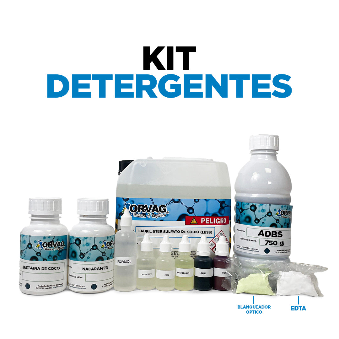 KIT DETERGENTES - ¡APRENDE A HACER TUS PROPIOS DETERGENTES!