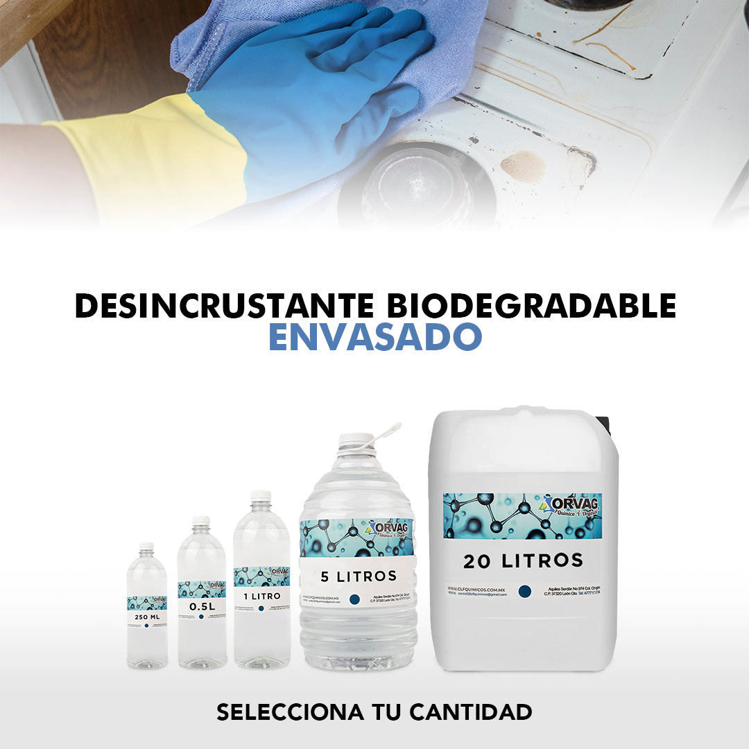 DESINCRUSTANTE BIODEGRADABLE