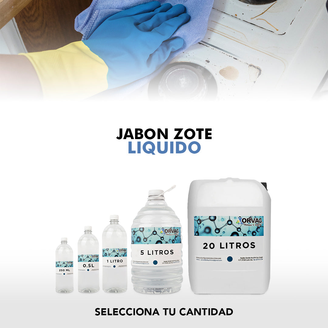 JABON TIPO ZOTE LIQUIDO