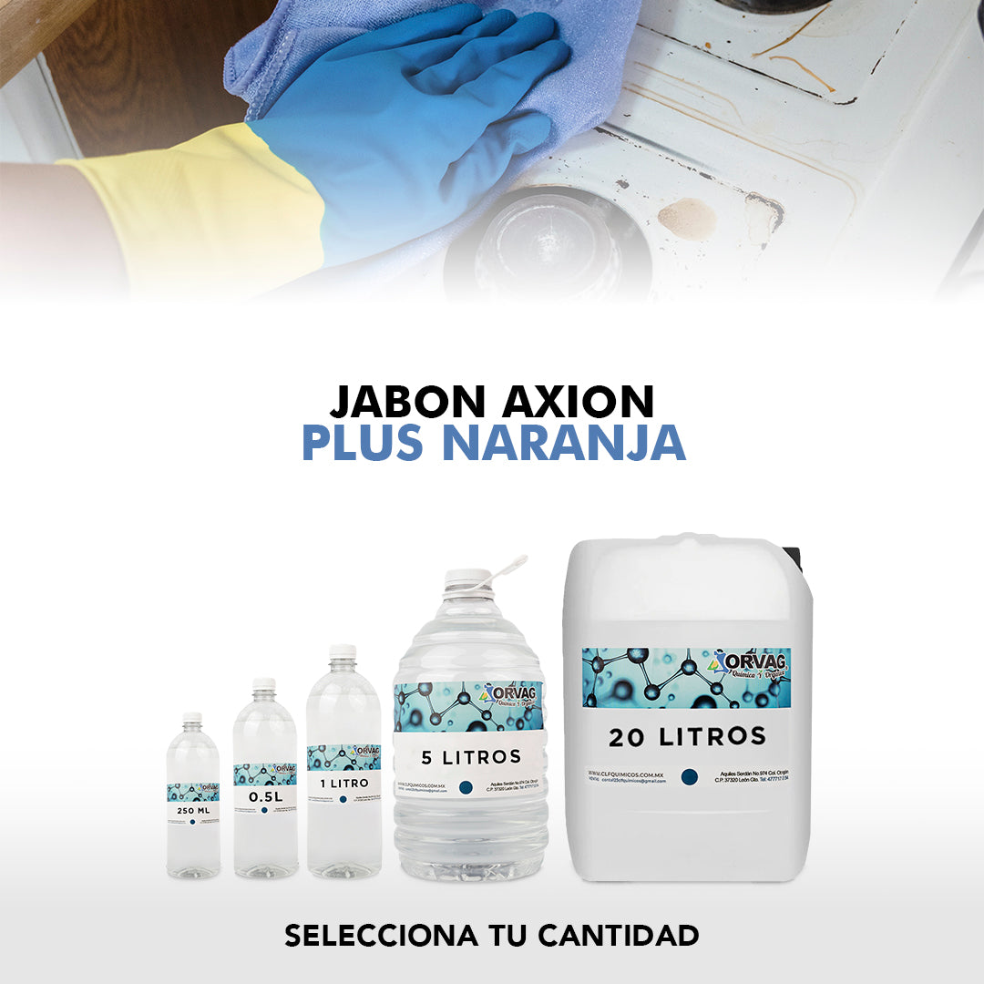 JABON TIPO AXION PLUS NARANJA