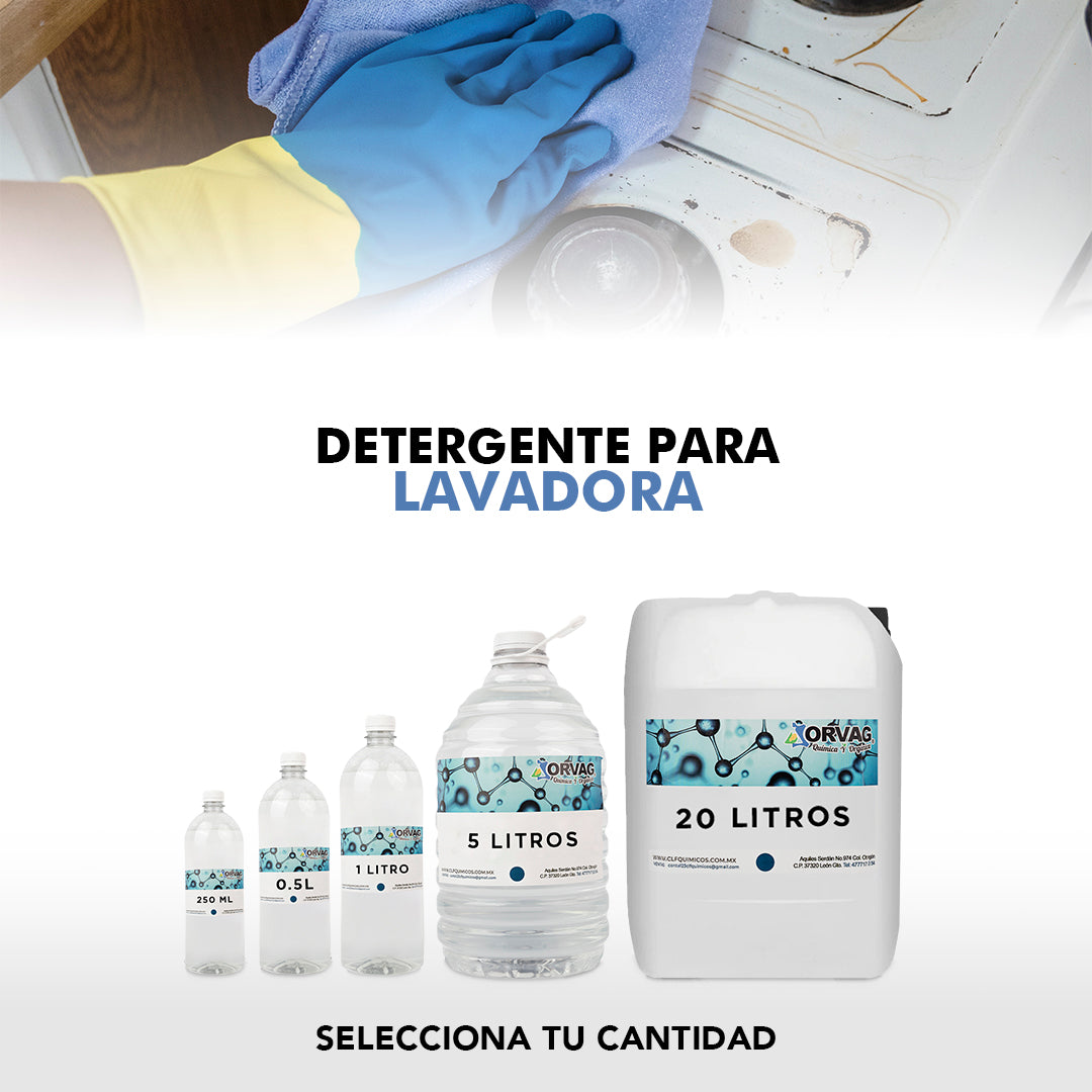 DETERGENTE PARA LAVADORA EN POLVO