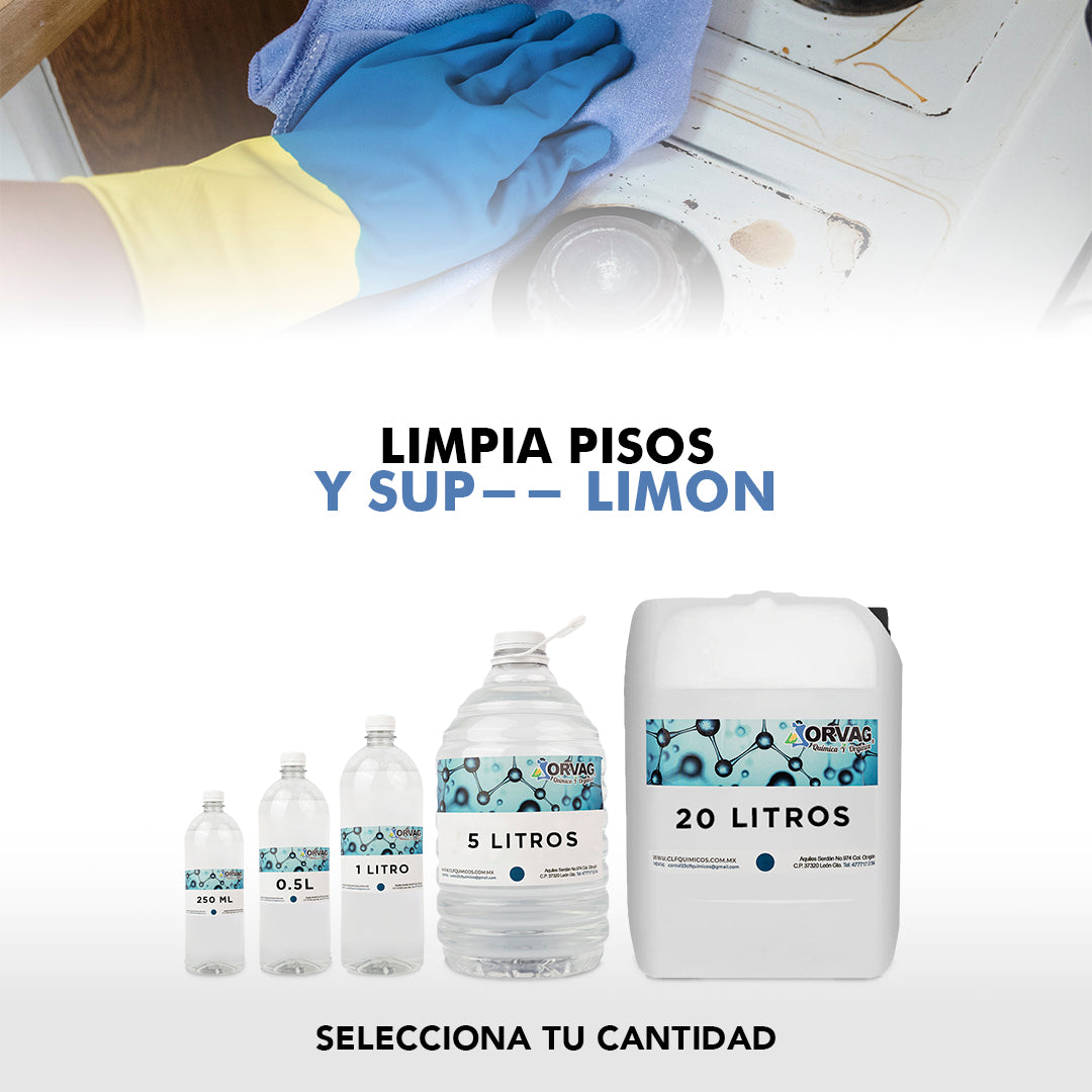 LIMPIA PISOS Y SUPERFICIES TIPO FABULOSO LIMON