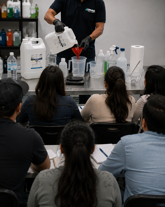 Curso: Fabricación de Productos de Limpieza Detergentes y Suavizante de telas