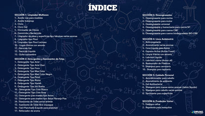 Formulario Para Fabricación de Productos de Limpieza